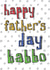 Happy Father's Day Babbo - simple Italian card created by Becka Griffin