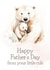 Cute Father's Day Card - Papa Bear and Cub created by Helen Taylor Photography & Design