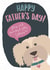 Father's Day Card - From The Dog - Cockapoo - Favourite Sidekick created by Wink Design - Michelle Roberts