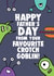 Rude Father's Day Card - From The Kids - Crotch Goblin created by Pottsy Prints