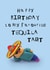 Funny birthday card for your tequila loving friend created by CHARLOTTE WEBB UK