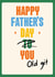 Funny Father's Day Old Git Card - Hand drawn silly font - Open Father's Day created by Quitting Hollywood