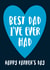 Funny / Cute Father's Day Card - Best Dad I've Ever Had created by Cookie Design