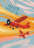 Contemporary Fathers Day Card Aeroplanes created by Laura Darrington Design Ltd.