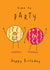 Time To Party - Party Ring Birthday Card created by @Laura Lonsdale Designs