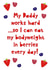 Daddy Birthday Card - From Toddlers - Funny Berry Card - Cute Father's Day Card created by Heather Alstead Design LTD