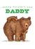 Cute Father's Day Card - From The Kids - Daddy Bear created by badgerbee design