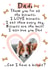 Cute Fathers Day Photo Card - From The Dog created by Heather Alstead Design LTD