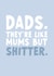 Funny Fathers Day Card - Second Best Parent created by Forever Blessed