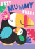 Cute Birthdays Card - Toucans - Best Mummy Ever created by Fox and Bird Studio