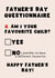 Funny Father's Day Card - Am I Your Favourite Child Questionnaire created by Pink Peach Cards