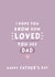 Loved Dad Father's Day Card created by Fliss Muir