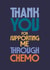 Unisex Thank You Card - Support through chemo created by Rebecca Prinn