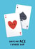 Cute Father's Day Card - Ace - Playing Cards created by Sophie Kent Illustration