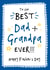 Classic Father's Day Card - Best Dad + Grandpa created by Bow & Bell
