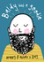 Cheeky Father's Day Card - Baldy but a Goodie - Beard created by Bow & Bell