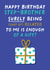 Funny Birthday Card - Step-Brother - Sort of Related - Gift created by Pixie Studio
