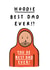 Funny Fathers Day Card - Hoodie Best Dad Ever?! Funny Dad Card created by mungo and shoddy