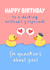 Funny Birthday Card - Ducking Brilliant Girlfriend - Rubber Duck created by Running with Scissors