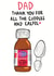 Funny Fathers Day Card - Calpol and Cuddles - Heartfelt created by Bishop, Please!