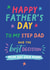 Heartfelt Father's Day Card - For Step Dad created by Percy & Pearl
