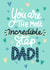 Classic Father's Day Card - For Step Dad - Sentimental created by Kamiya Chirodian
