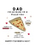 Funny Pizza Father's Day Card created by Pip & Elwood