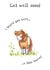 Cute Get Well Soon Card - Pony Pun created by Kate Garrett