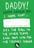Football Fathers Day Card - Daddys Football Team created by Bishop, Please!