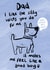 Cute Fathers Day Card - From The Dog - Good Boy created by Bishop, Please!