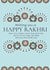 Happy Raksha Bandhan | Blue Fireworks created by Eastern Print Studio
