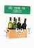 Cute Father's day Card - Wine lover who's the Cratest - Punny created by Quitting Hollywood