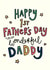 Cute First Father's Day Card For Daddy created by Oops a doodle