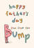 Love From The Bump - Dad To Be - Cute Expectant Dad Father’s Day Card created by Muses & May