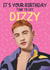 Fun Birthday Card - Olly Alexander - Dizzy - Eurovision created by AbiGoLucky