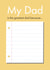 Heartfelt Father's Day Card - My Dad Is The Greatest Dad - Personalise List created by Poppy Lane