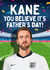 Funny Father's Day Card - Euros Football - Harry Kane created by Mrs Best Paper Co.