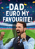 Funny Fathers Day Card - Gareth Southgate - Euros Football created by Mrs Best Paper Co.