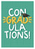 Fun and bright graduation card for school, college or university. created by Amy Writes
