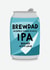 Funny BrewDAD IPA Beer Pun Father's Day, Birthday Card created by Amelia Ellwood