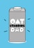 Cute Funny Dad Jokes Father's Day Birthday Card - Oat Milk Pun - Outstanding Dad created by I AM A