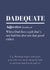 Funny Father's Day Card - Dadequate Dictionary Definition created by Pottsy Prints