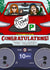 Congratulations you passed - driving test card - female version created by @Peachboulevard