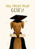 Cute Congratulations Card - GCSE Exam Results - Cute Dog created by Abbie Imagine