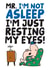 Cheeky Father's Day Card - Mr Men - Falling Asleep Watching TV created by Mr. Men