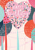 Cute Birthday Card - For Her - Heart Birthday Balloon created by Louise Tiler