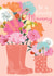 Pretty Birthday Card - For Mummy - Wellies And Flowers created by Louise Tiler
