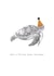 Cute Birthday Card - Party Hat Turtle - Under the Sea created by Halle-lula P