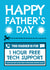 Funny Father's Day Card - Tech Support Voucher created by AbiGoLucky