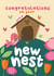 Cute New Home Card - New Nest - Bird House created by Sophie Larsson
